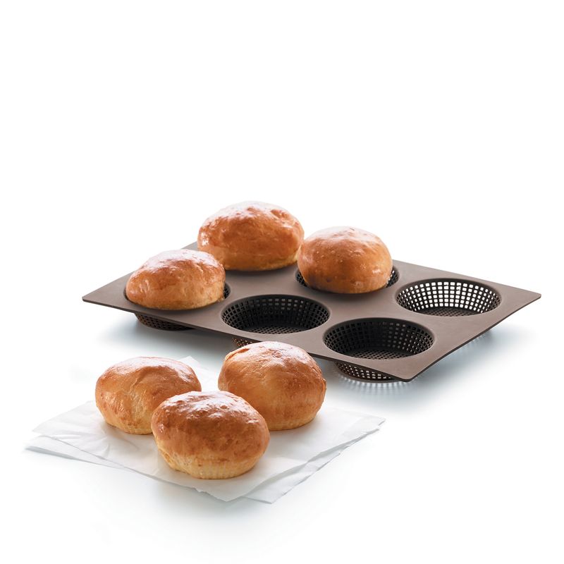 BREAD ROLL MOULD 75ML SILICONE, LEKUE
