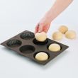 BREAD ROLL MOULD 75ML SILICONE, LEKUE