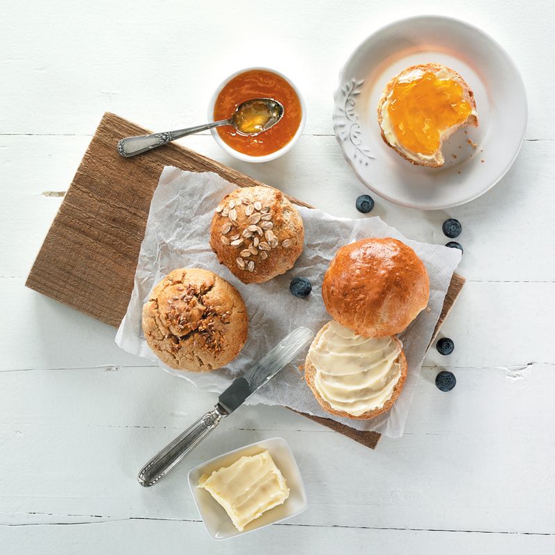 BREAD ROLL MOULD 75ML SILICONE, LEKUE