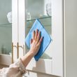 CLOTH STREAK FREE 2PK BLUE, EUROSCRUBBY