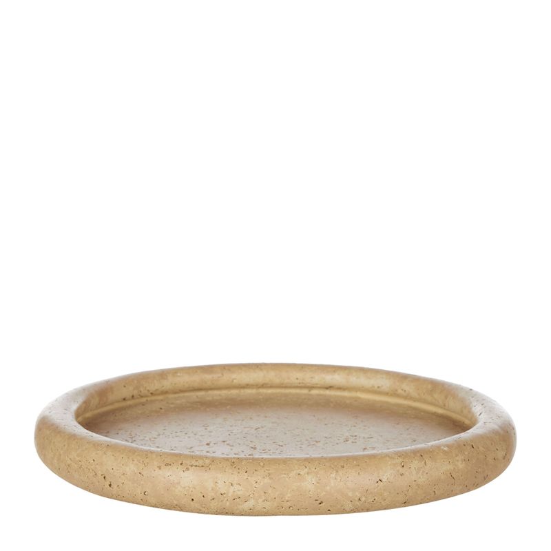 TRAY ROUNDED NATURAL 25X3CM, NORMA
