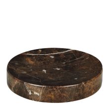 PLATE MARBLE RND 15X2.7CM BRWN, ACADEMY