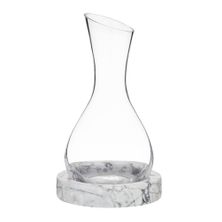DECANTER W/ MARBLE BASE 1LT, NUVOLO
