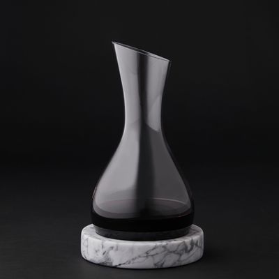DECANTER W/ MARBLE BASE 1LT, NUVOLO