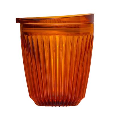 CUP & LID AMBER 8OZ, HUSKEE RENEW
