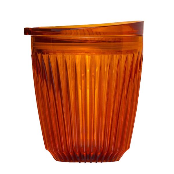 CUP & LID AMBER 8OZ, HUSKEE RENEW