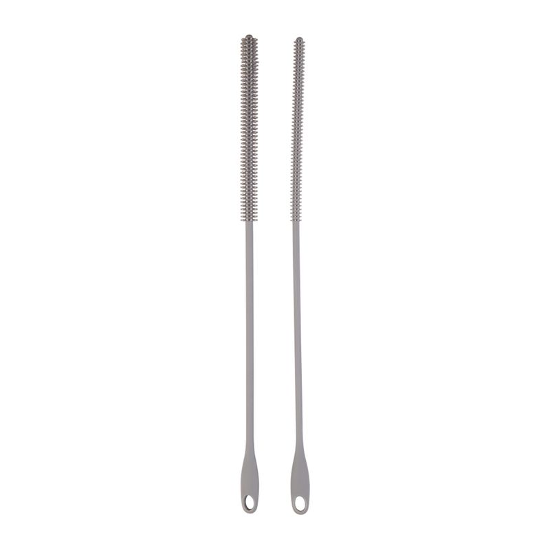 STRAW BRUSH CLEANING SILICONE SET OF 2