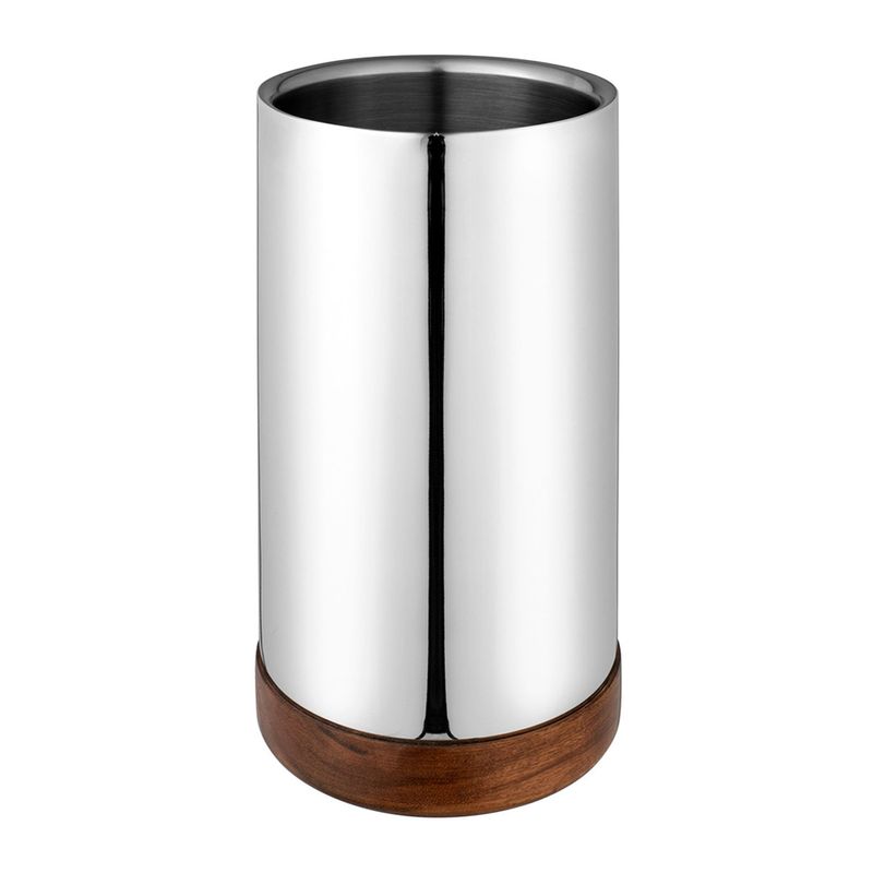 WINE COOLER DBL WALL SS/TIMBER, AVANTI