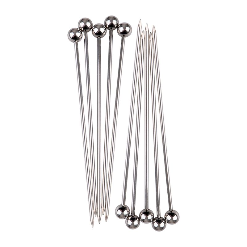 COCKTAIL PICKS S/STEEL 10PK, BARTENDER