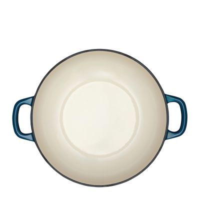 CASSEROLE RND SHALLOW BLUE 27CM/3.3LT MW