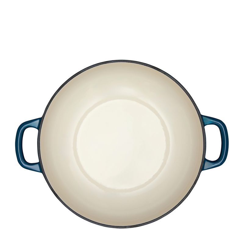 CASSEROLE RND SHALLOW BLUE 27CM/3.3LT MW