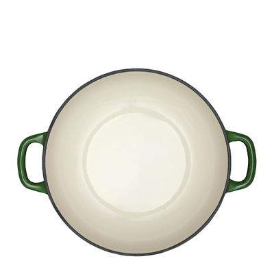 CASSEROLE RND SHALLOW GREEN 27CM/3.3LT MW