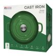 CASSEROLE RND SHALLOW GREEN 27CM/3.3LT MW