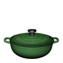CASSEROLE RND GREEN 26CM/4LT MW