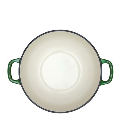 CASSEROLE RND GREEN 26CM/4LT MW