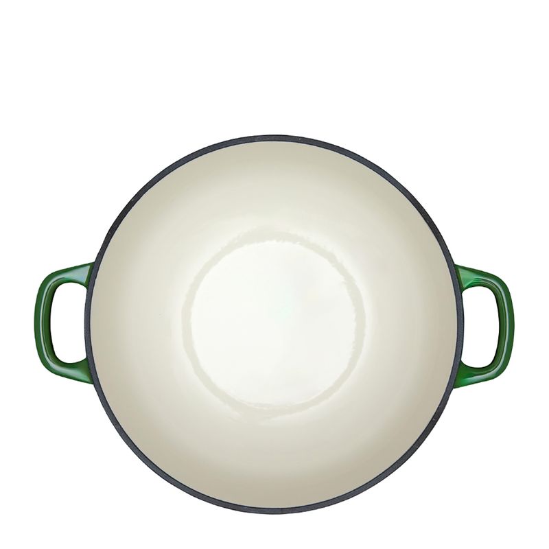 CASSEROLE RND GREEN 26CM/4LT MW