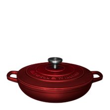 CASSEROLE RND SHALLOW MERLOT 27CM/3.3LT MW