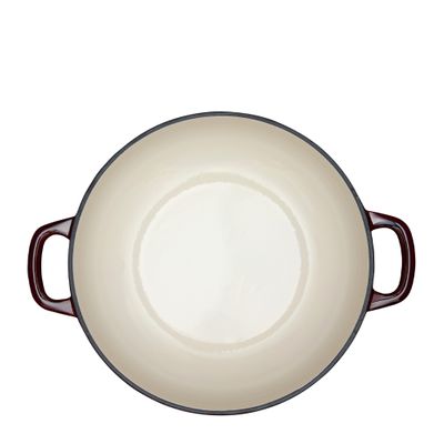 CASSEROLE RND SHALLOW MERLOT 27CM/3.3LT MW