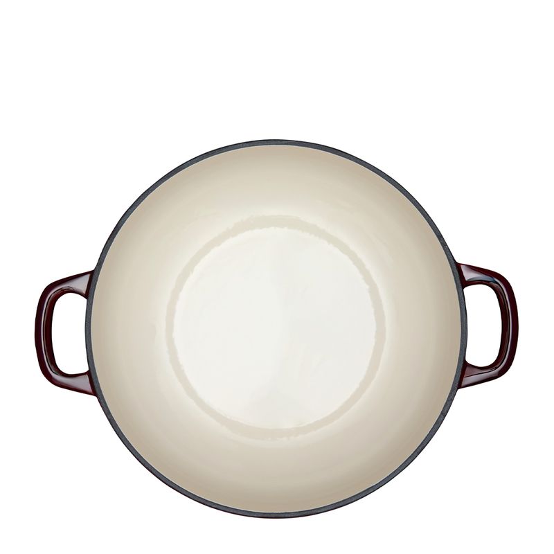 CASSEROLE RND SHALLOW MERLOT 27CM/3.3LT MW