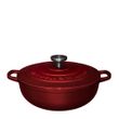 CASSEROLE RND MERLOT 26CM/4LT MW