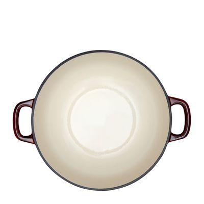 CASSEROLE RND MERLOT 26CM/4LT MW