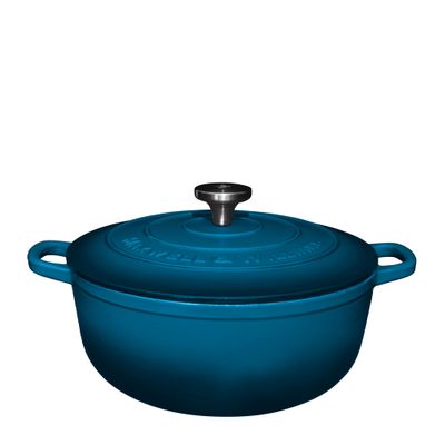CASSEROLE RND BLUE 28CM/6.2LT MW