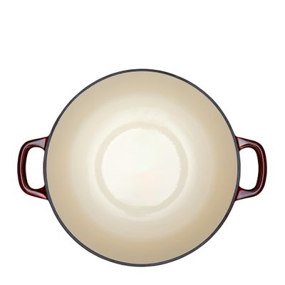 CASSEROLE RND MERLOT 28CM/6.2LT MW