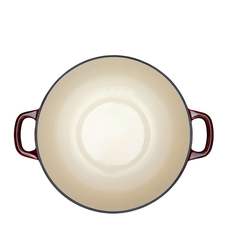 CASSEROLE RND MERLOT 28CM/6.2LT MW