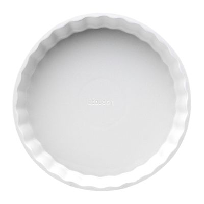 QUICHE DISH WHITE 25X5.5CM, SIGNATURE
