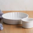 QUICHE DISH WHITE 25X5.5CM, SIGNATURE