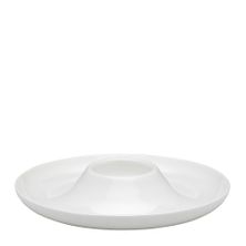 EGG PLATE 15CM WHITE, ECOLOGY