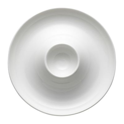 EGG PLATE 15CM WHITE, ECOLOGY