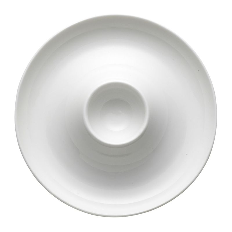 EGG PLATE 15CM WHITE, ECOLOGY