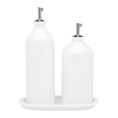 OIL VINEGAR SET 540/520ML WHITE, SIGNATURE