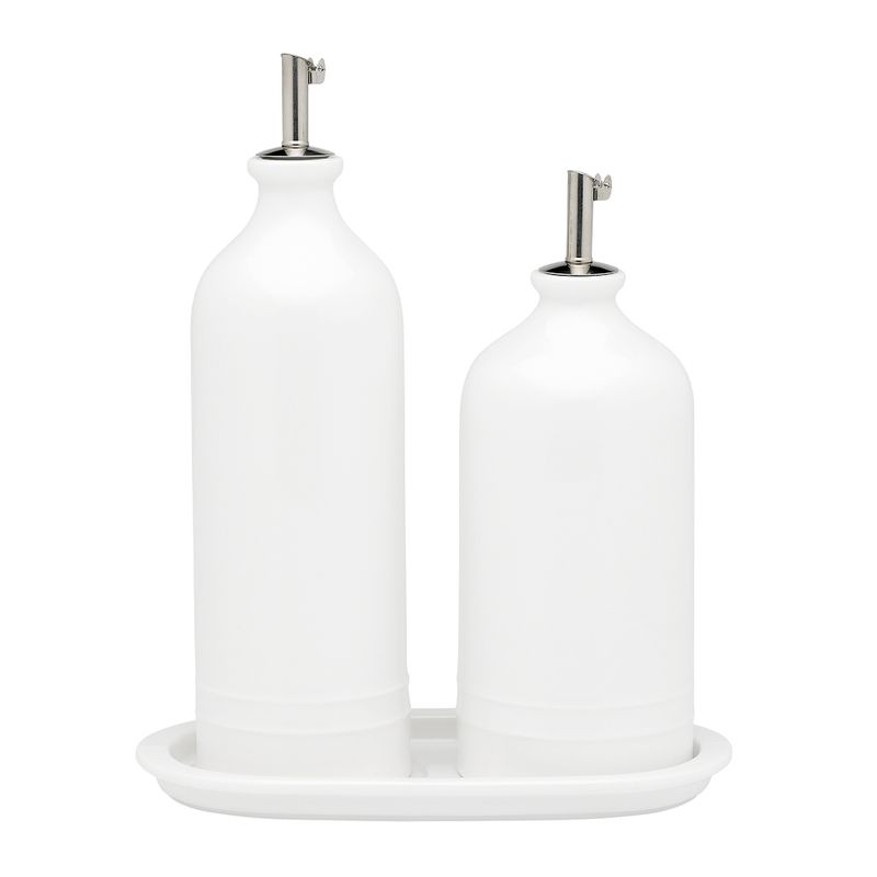 OIL VINEGAR SET 540/520ML WHITE, SIGNATURE