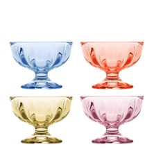 DESSERT/ICECREAM GLASS MIXED SET-4, PORTO