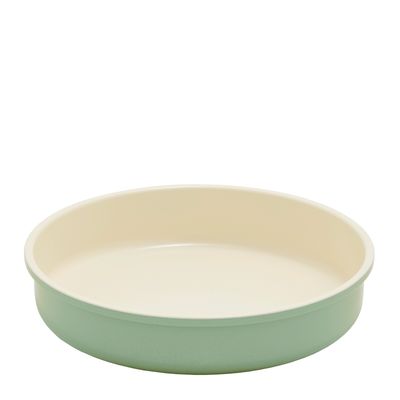 CAKE PAN ROUND 23CM CREAM, GREENPAN
