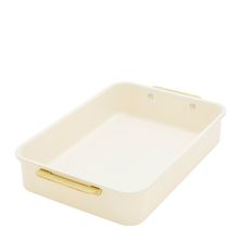 BAKING TRAY 30X25X6.5CM SAGE, GREENPAN