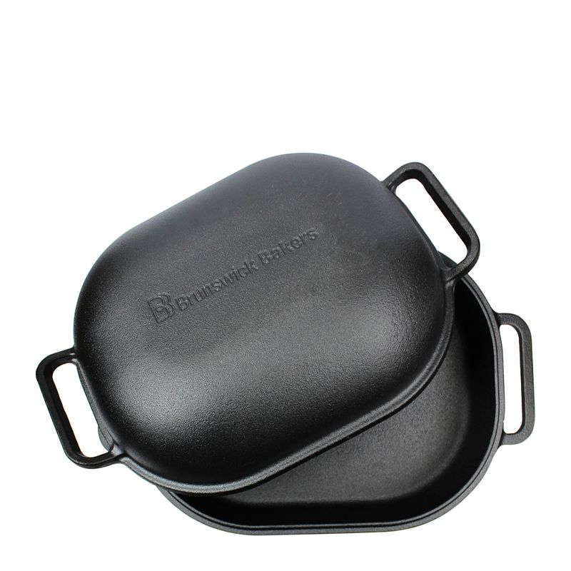BREAD BAKING PAN CAST IRON/ENAMEL 39X26CM