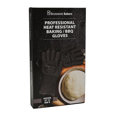 OVEN MITT LARGE BLK, BRUNSWICK BAKERS