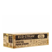 STRAW PAPER COCKTAIL BLACK, 2500CTN