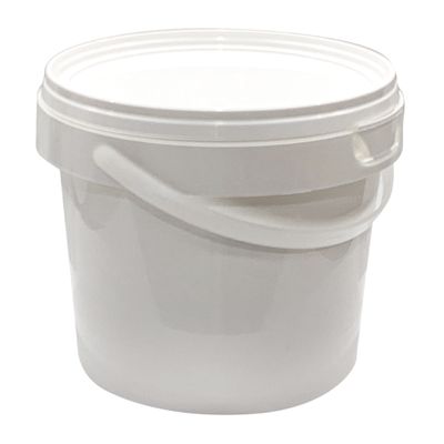 WHITE BUCKET WITH LID