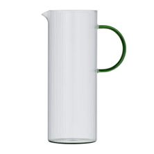 JUG GLASS GREEN HANDLE 1.5LT, CORTES