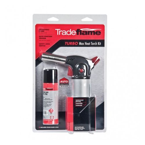 BLOWTORCH & CANNISTER KIT BUTANE, TRADE FLAME TURBO MAX