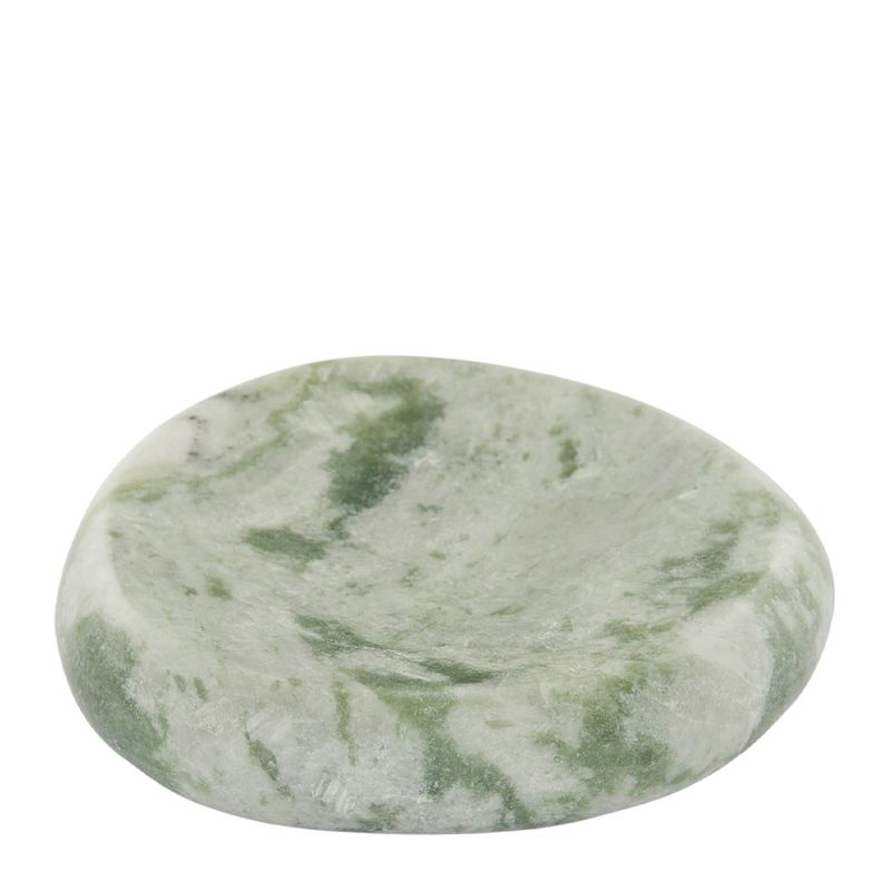 MARBLE DISH 13X13CM GREEN, MINERAL