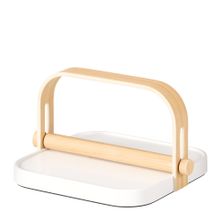 NAPKIN HOLDER WHT/NAT 23X20X13CM, UMBRA