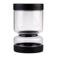 JAR PICKLE GLASS BLACK 1.1LTR