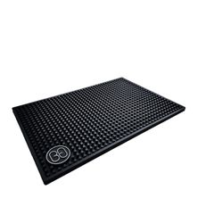 BAR SERVICE MAT RUBBER BLACK 45X30CM, BAR GEEK