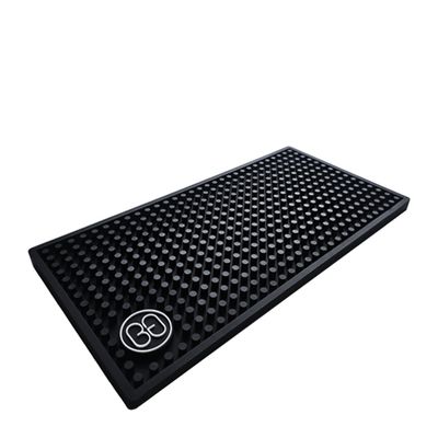 BAR SERVICE MAT RUBBER BLACK 30X15CM, BAR GEEK
