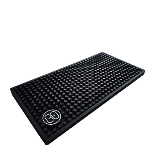 BAR SERVICE MAT RUBBER BLACK 30X15CM, BAR GEEK